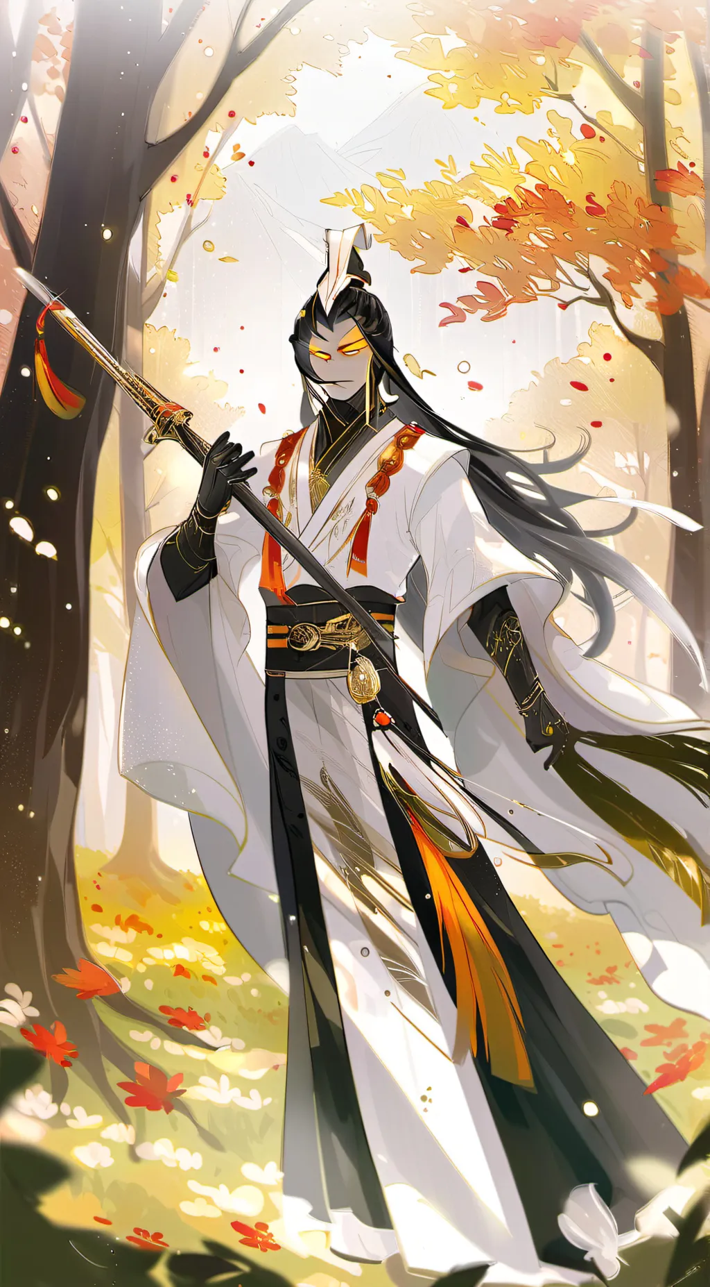 ai character: Adam and lute background