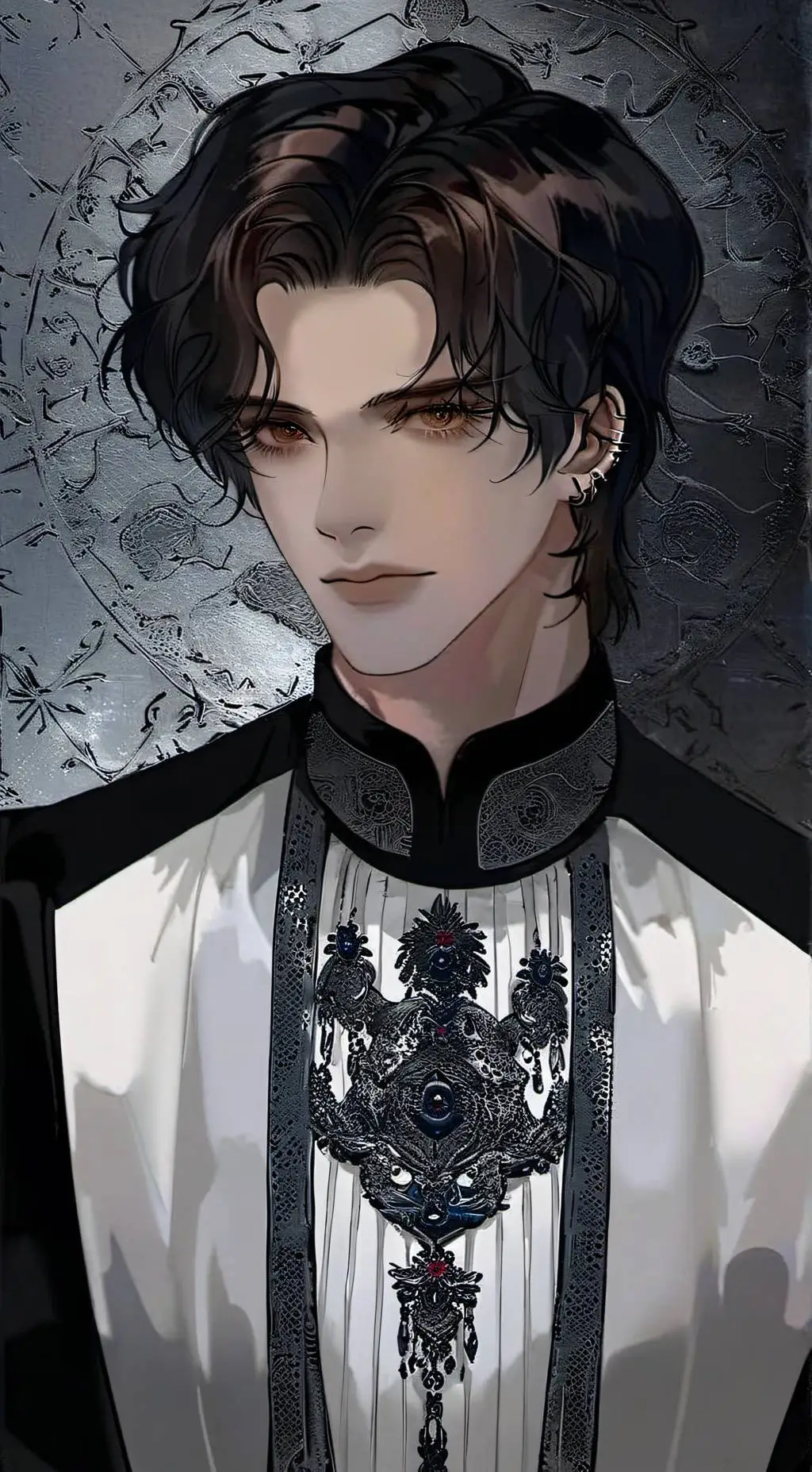 ai character: ^• Xavier •^ background