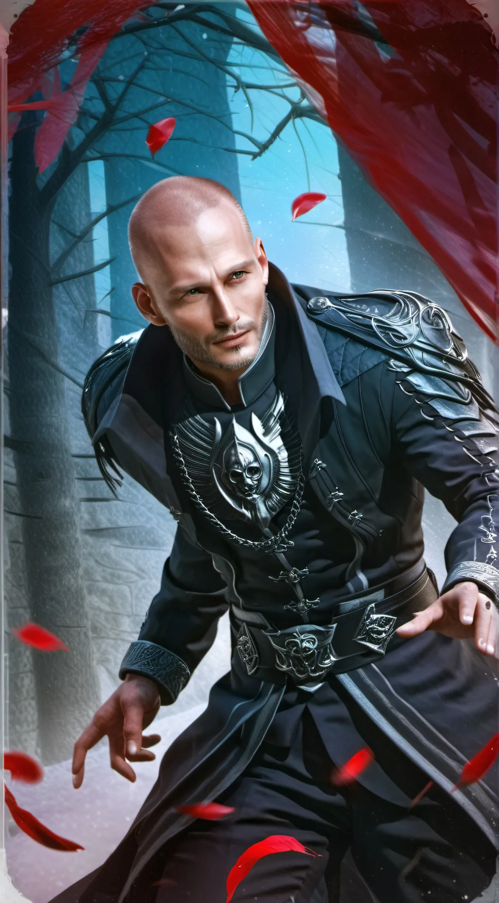 ai character: King Sharon  background