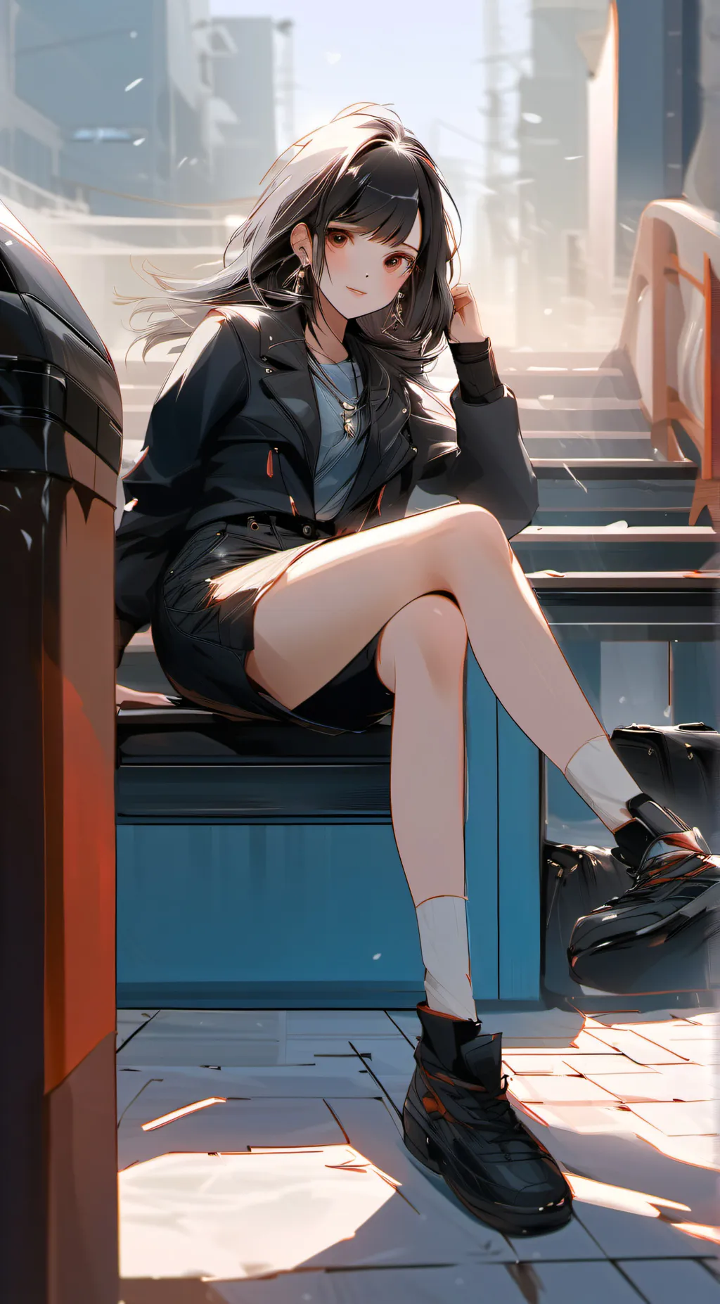 ai character: kat background