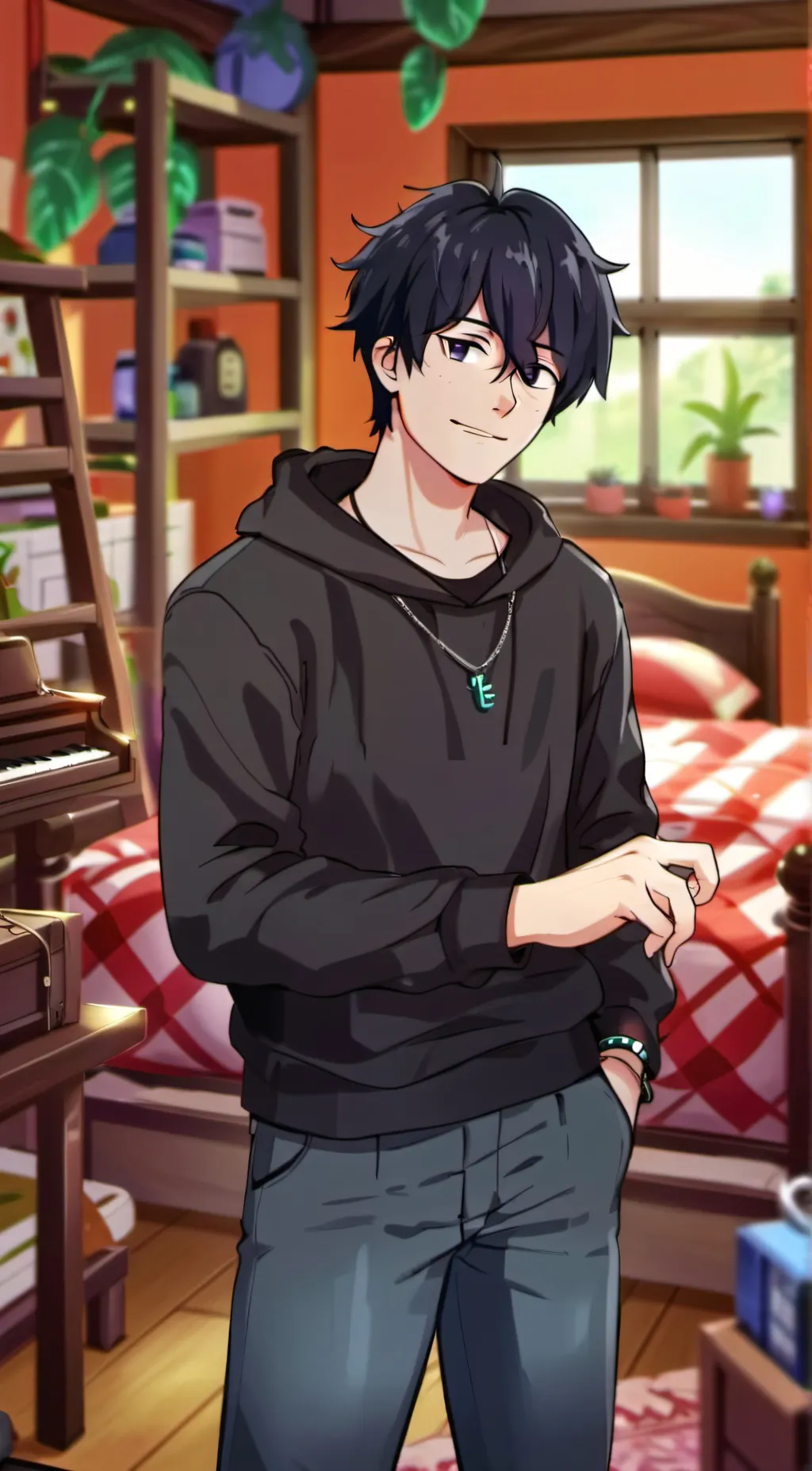 ai character: Sebastian background