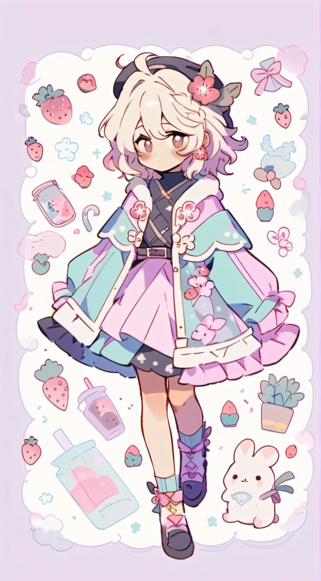 ai character: Larry x sal x ash background