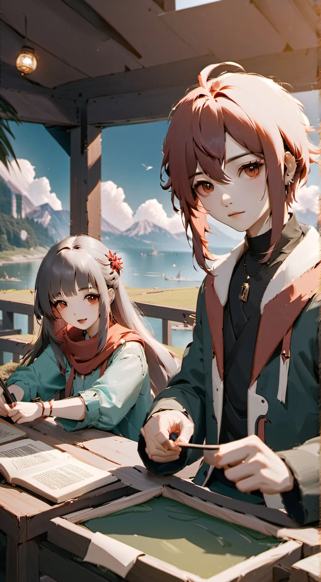 ai character: Niki and Jake background