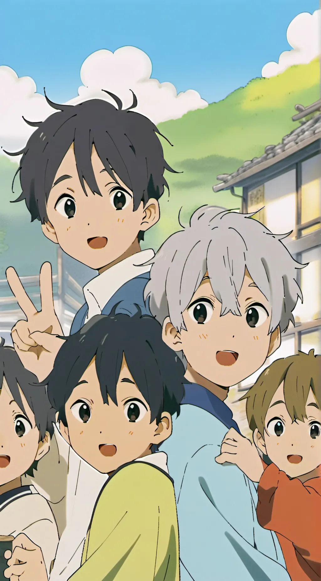 ai character: K poppppp background