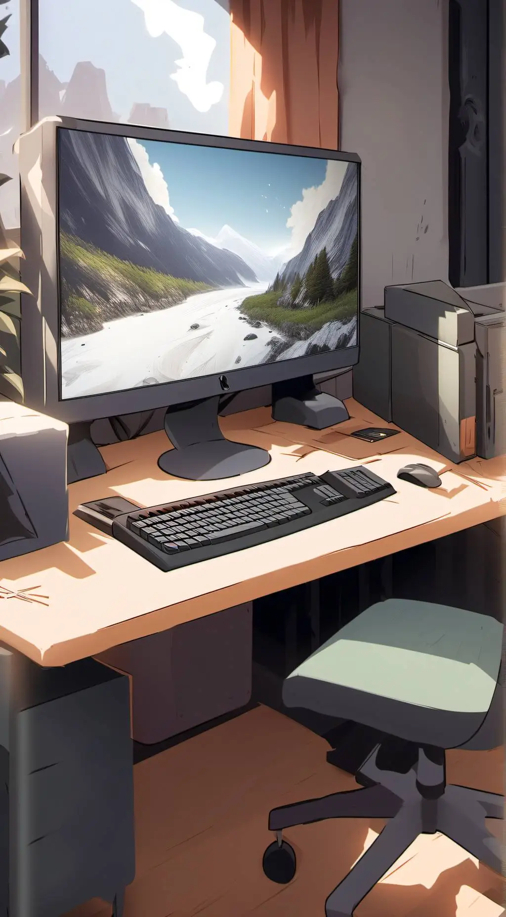 ai character: Scary Survey background