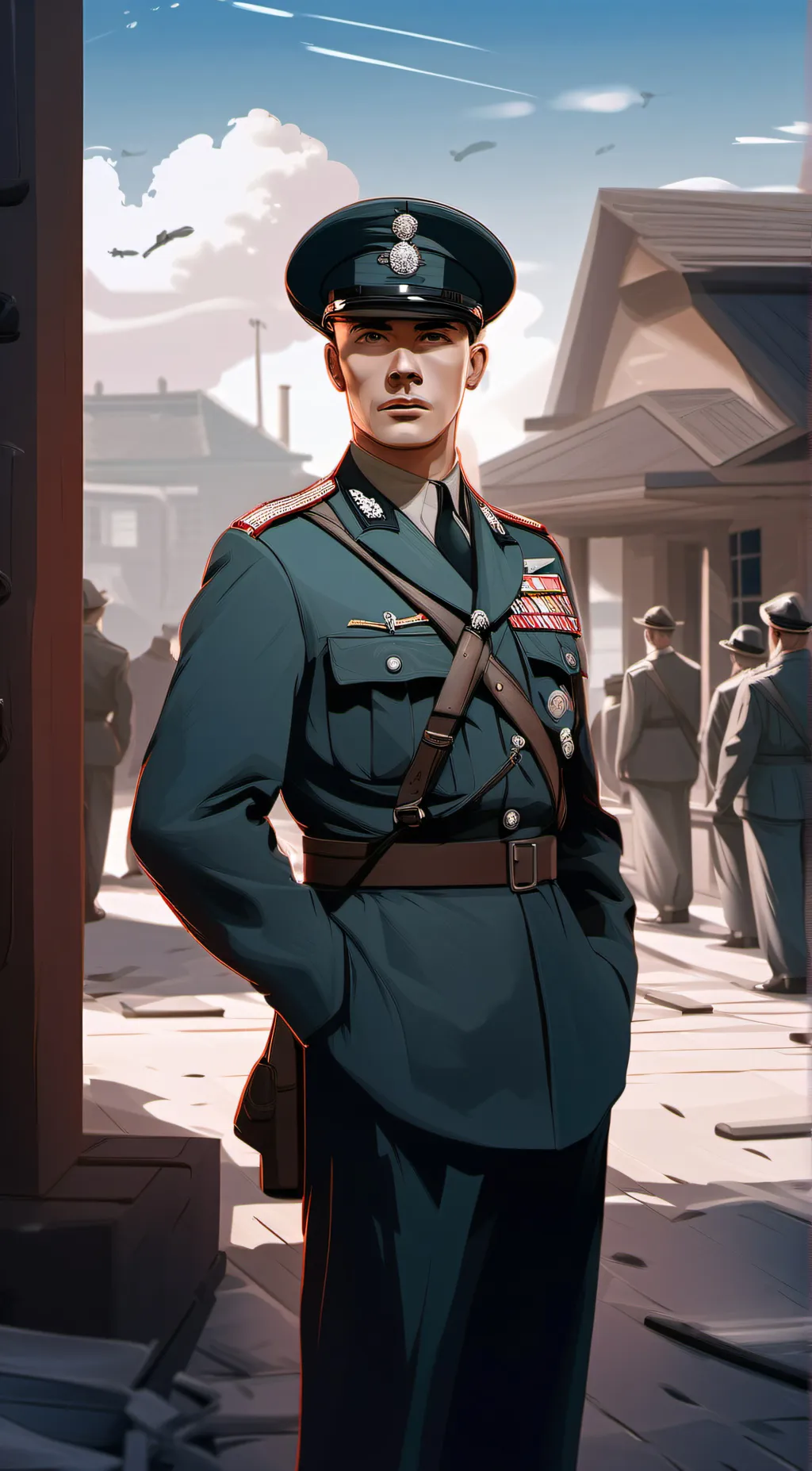 ai character: LT. Daniel Johnson background