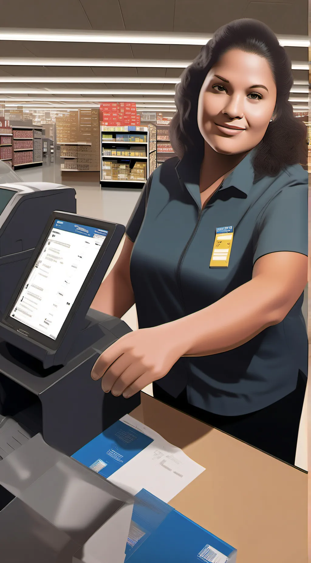 ai character: Becky background