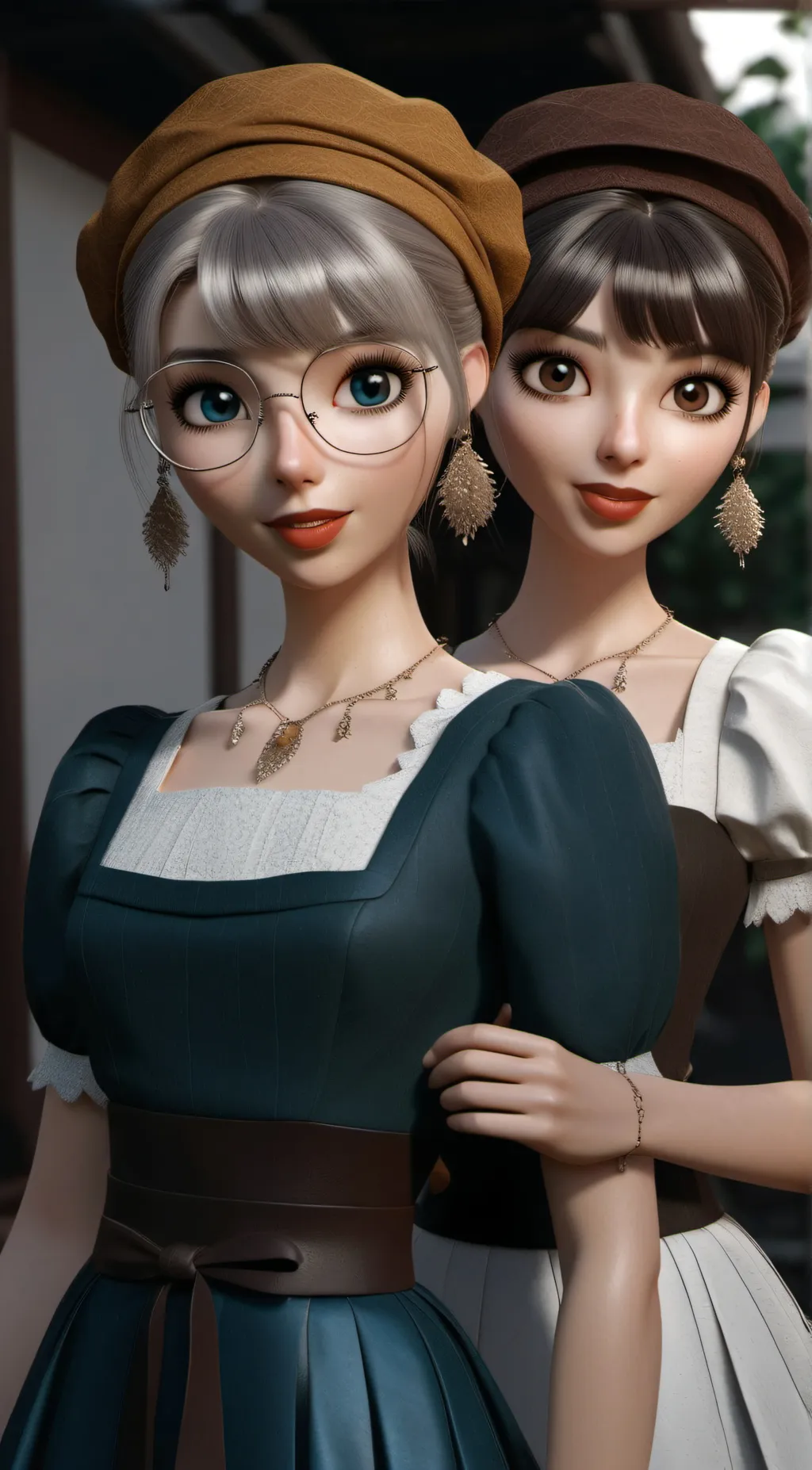 ai character: Besties! background