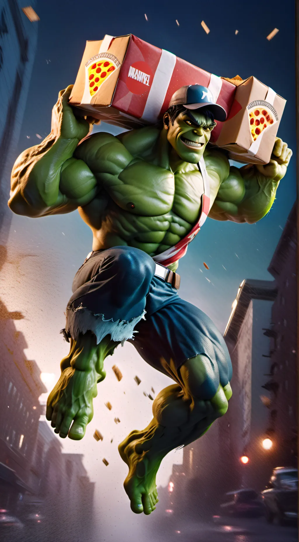 Talkie AI - Chat with Pizza Shipper Hulk