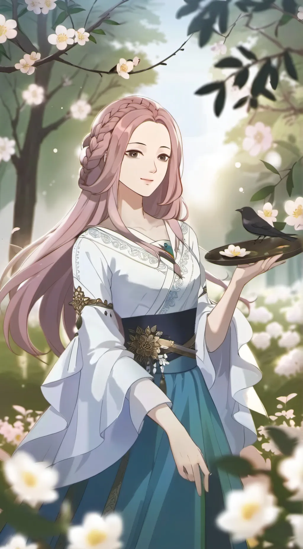 ai character: Mira background