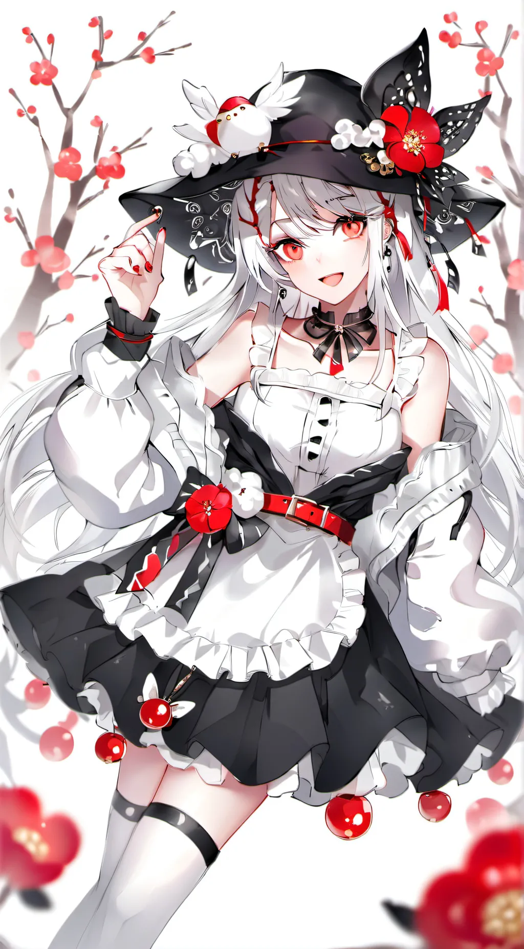 ai character: sakura background