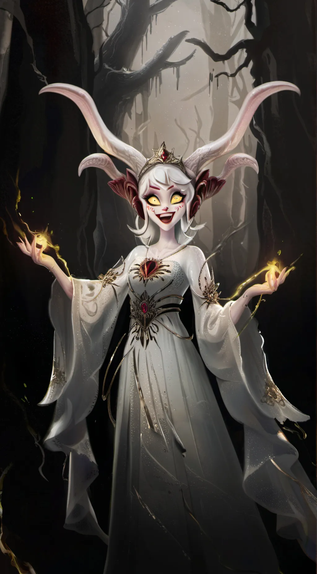 ai character: HH/helluva boss  background