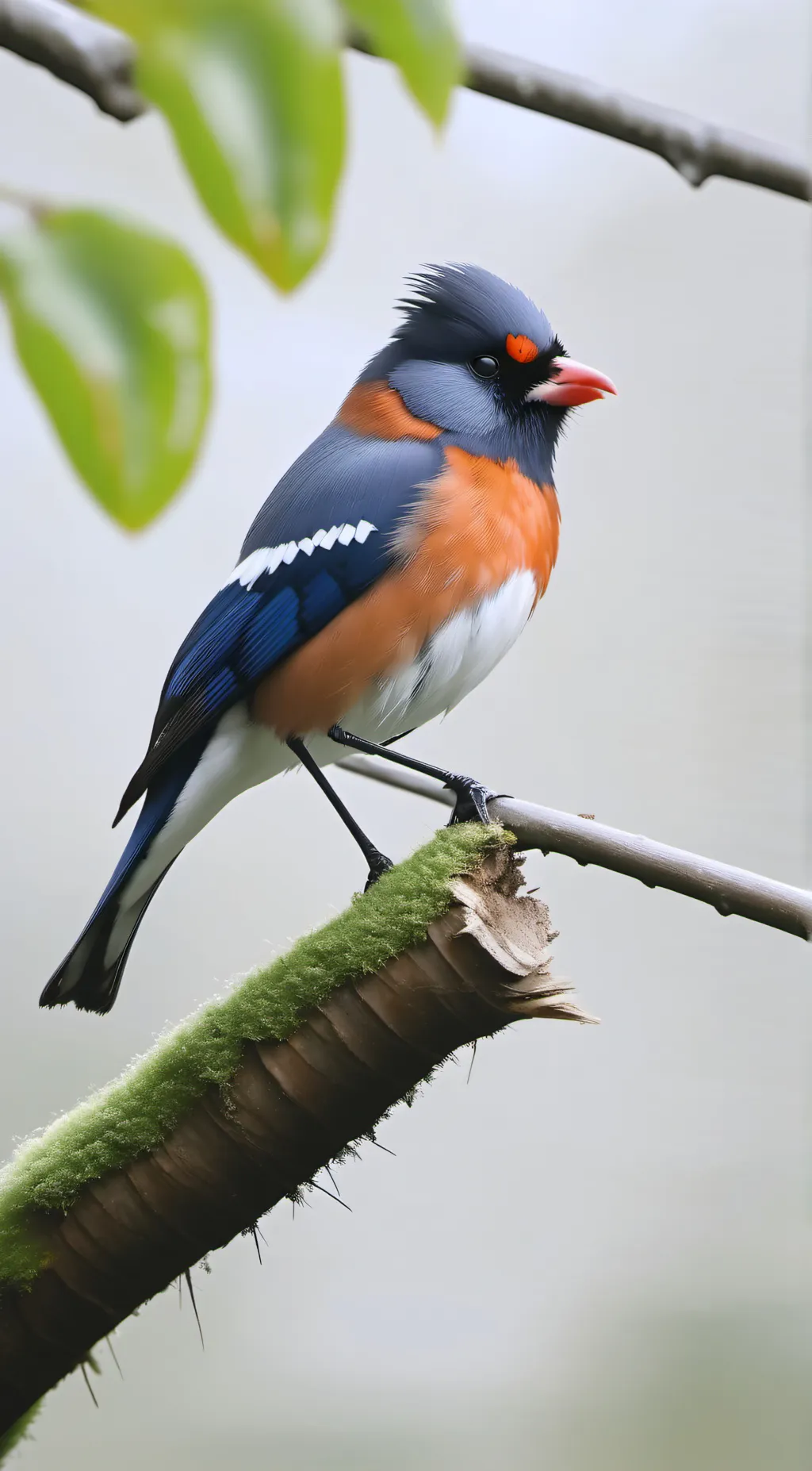 ai character: pet birdie miro^•^ background