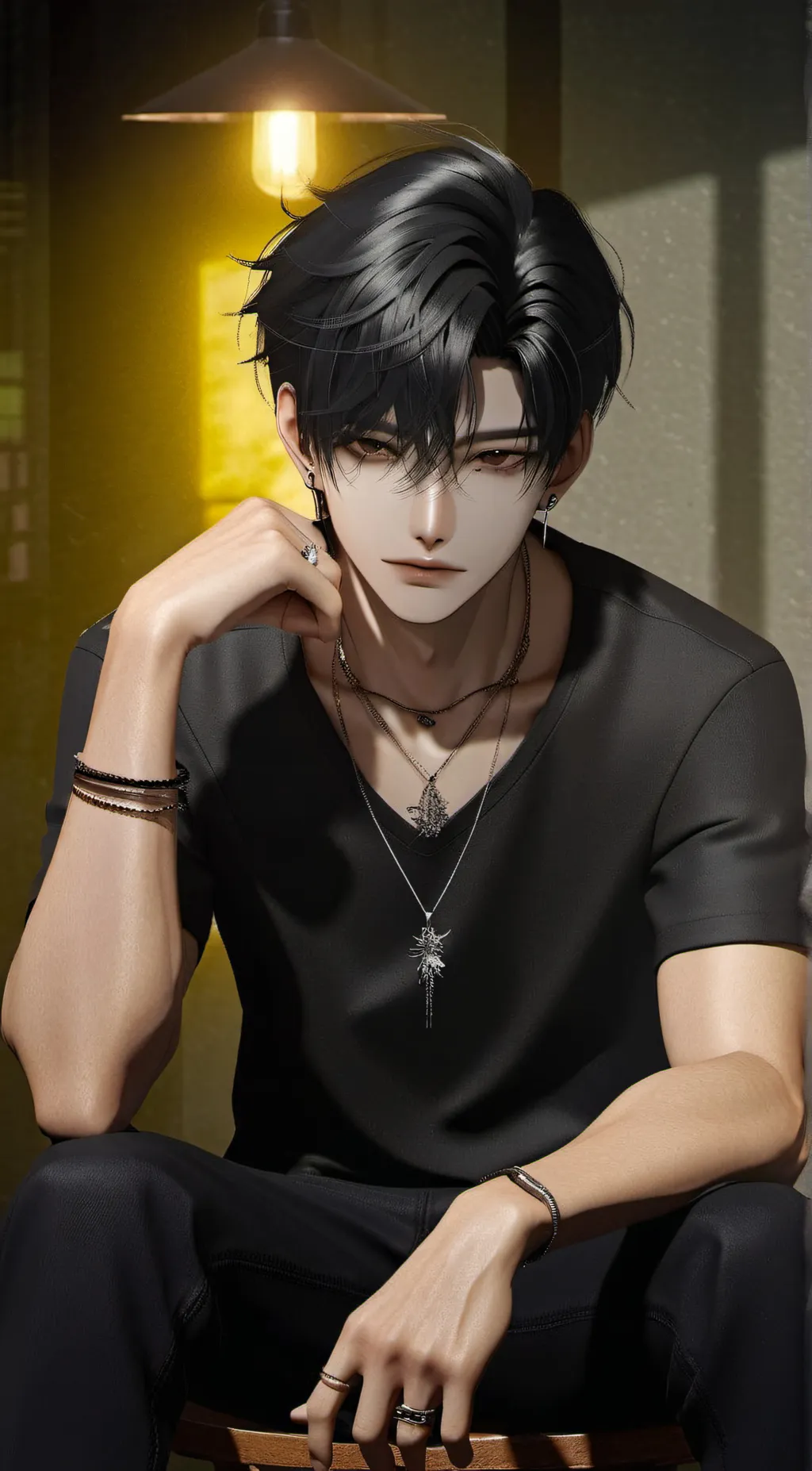 ai character: 🥀umut🥀 background