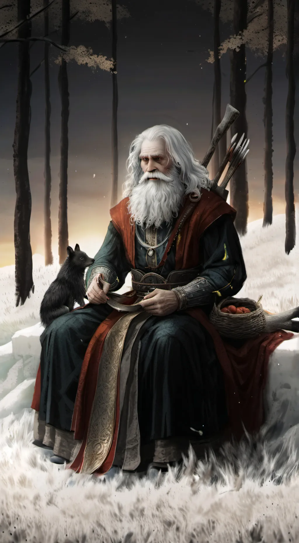 ai character: He background