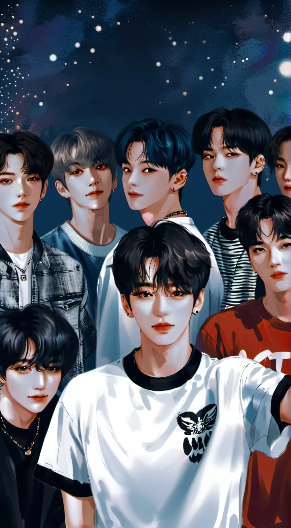 ai character: SKZ: concert gw background