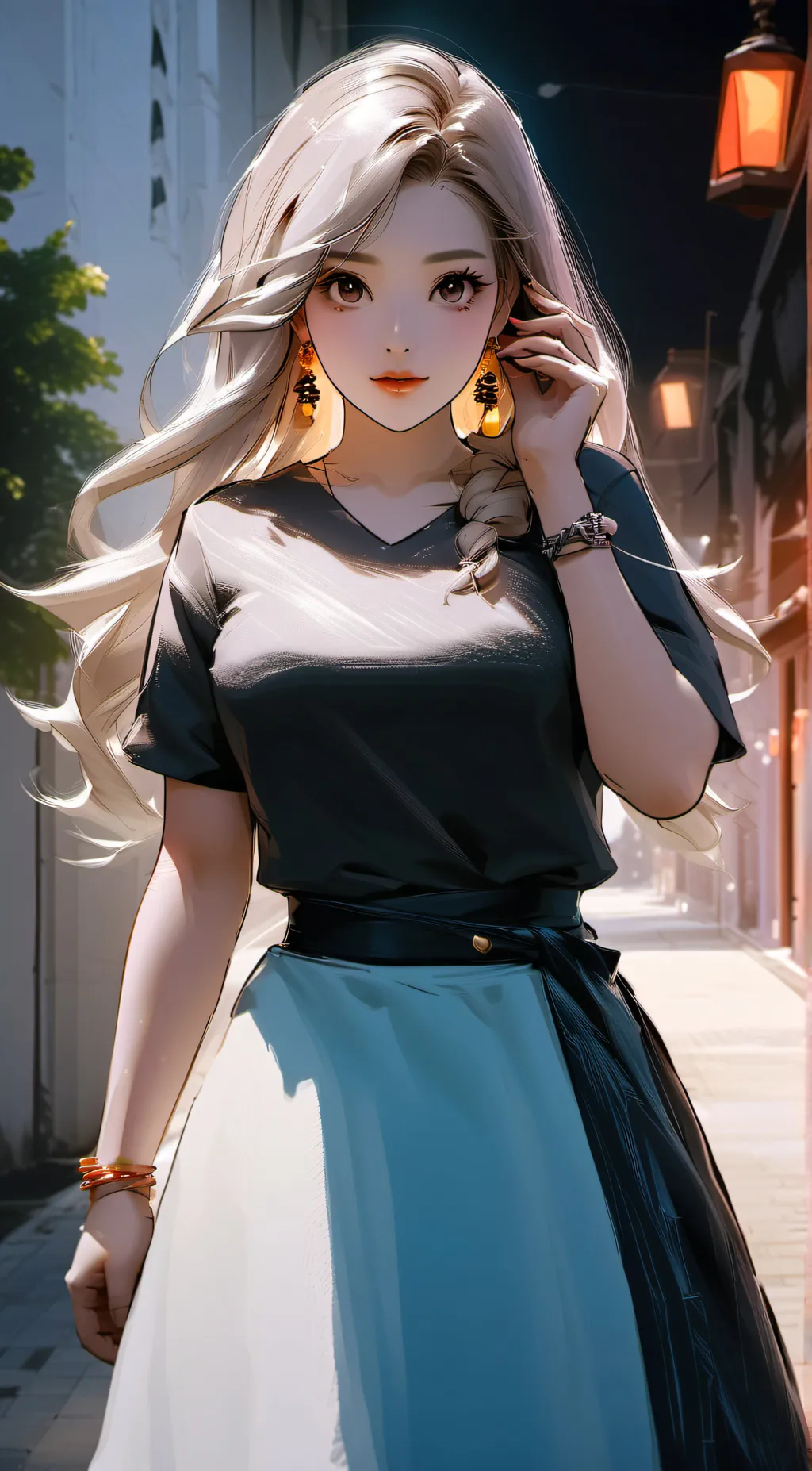 ai character: leah background