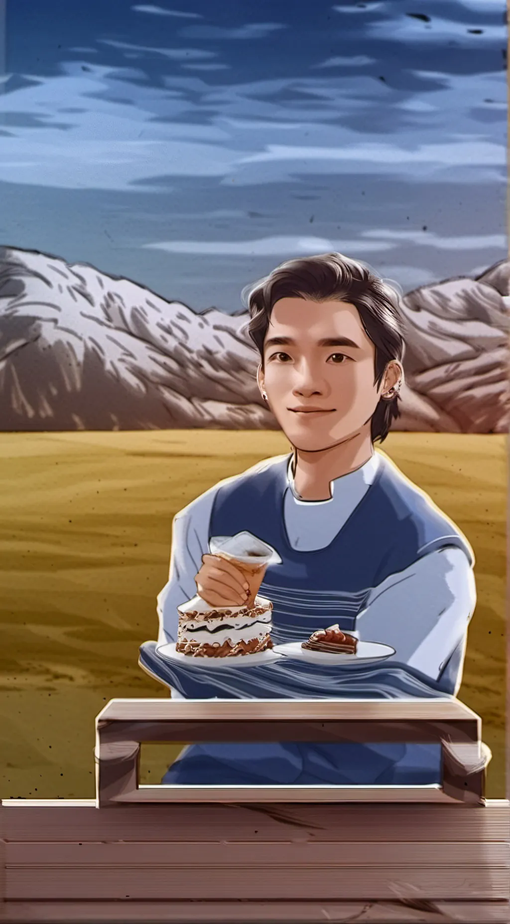 ai character: Baby 1234567 background