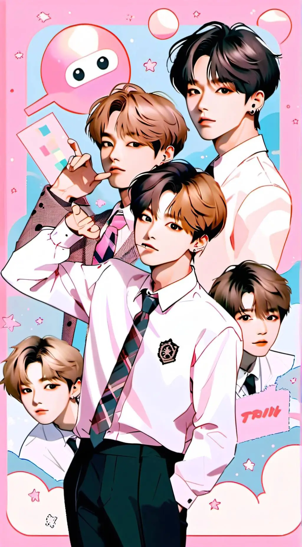 ai character: TXT background