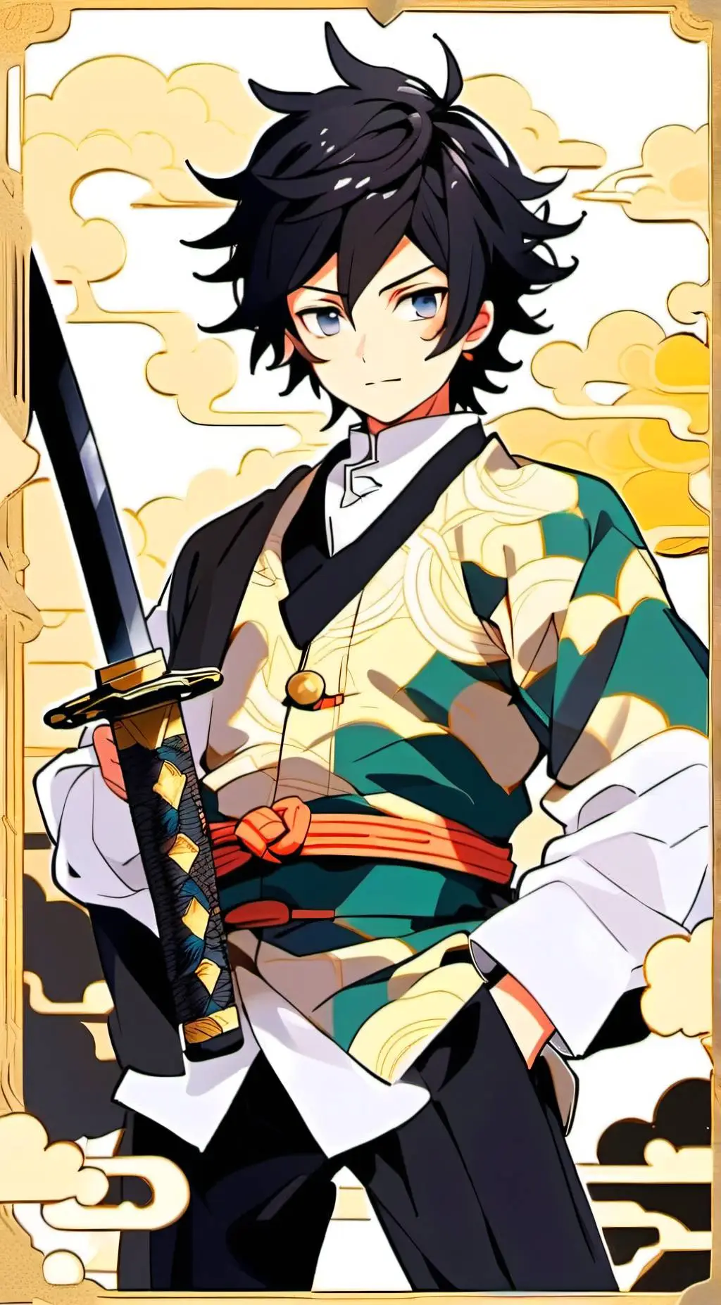 ai character: Giyu Tomioka background