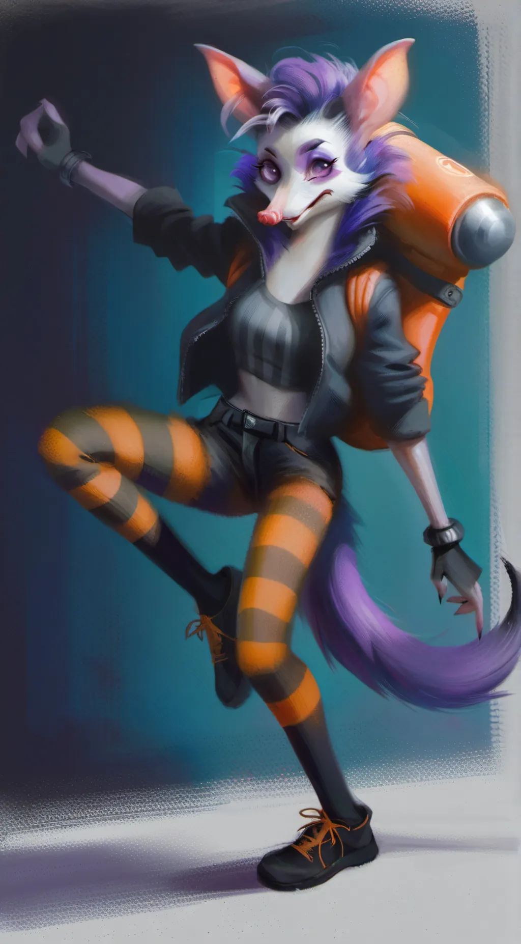 ai character: heather background