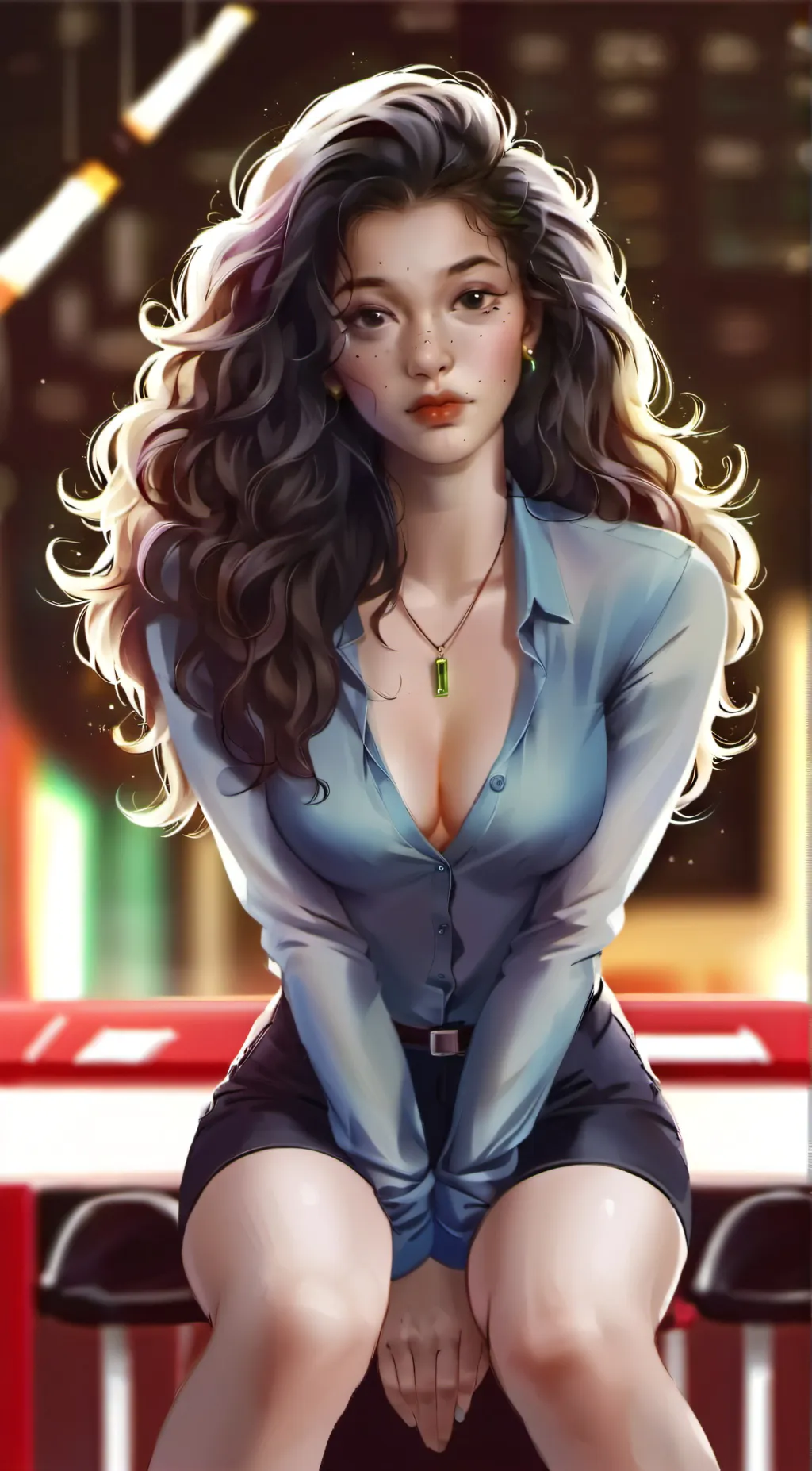 ai character: °•Maria Sanchez° background