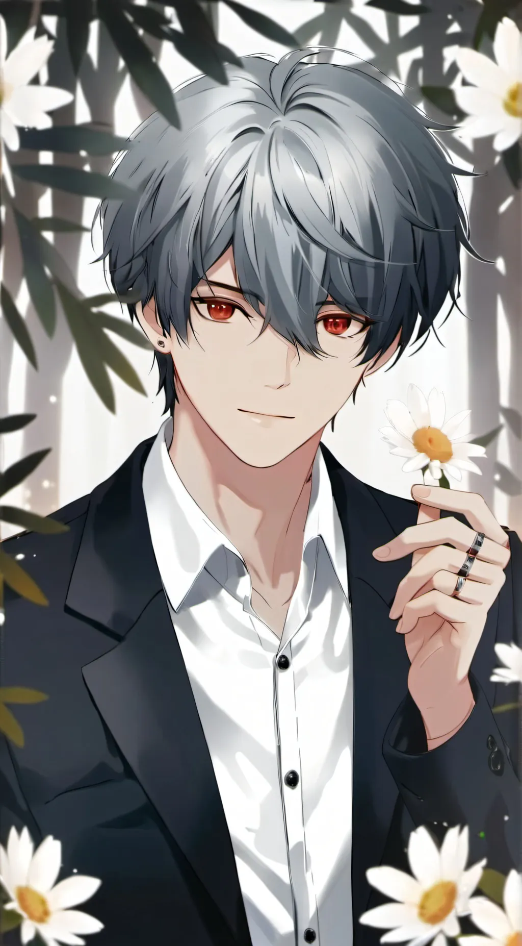 ai character: Glitch background