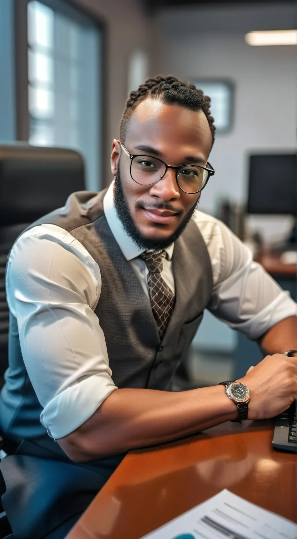 ai character: Calvin J background