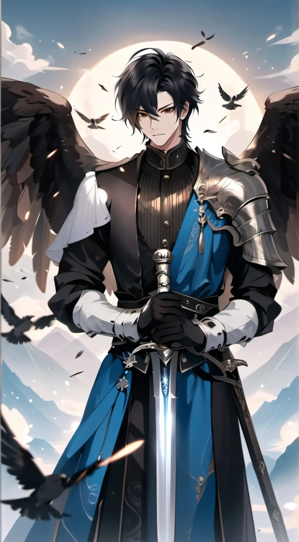 ai character: Blake  background