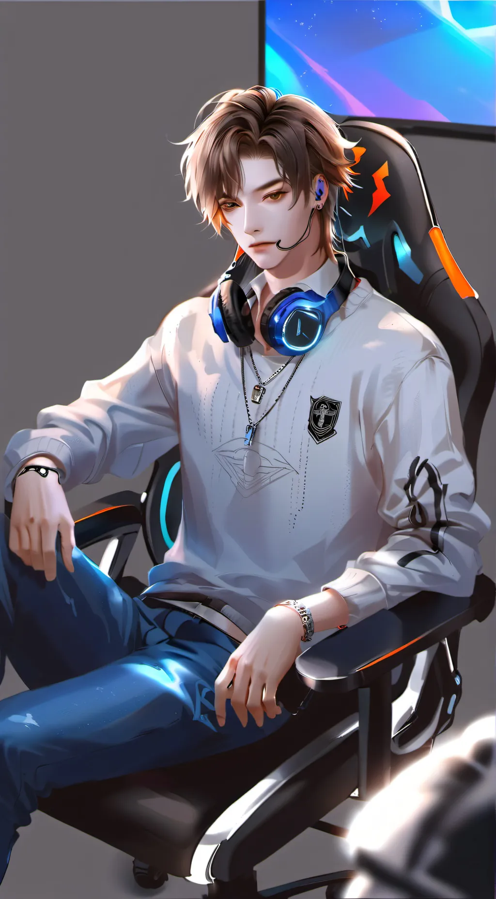 ai character: Max background