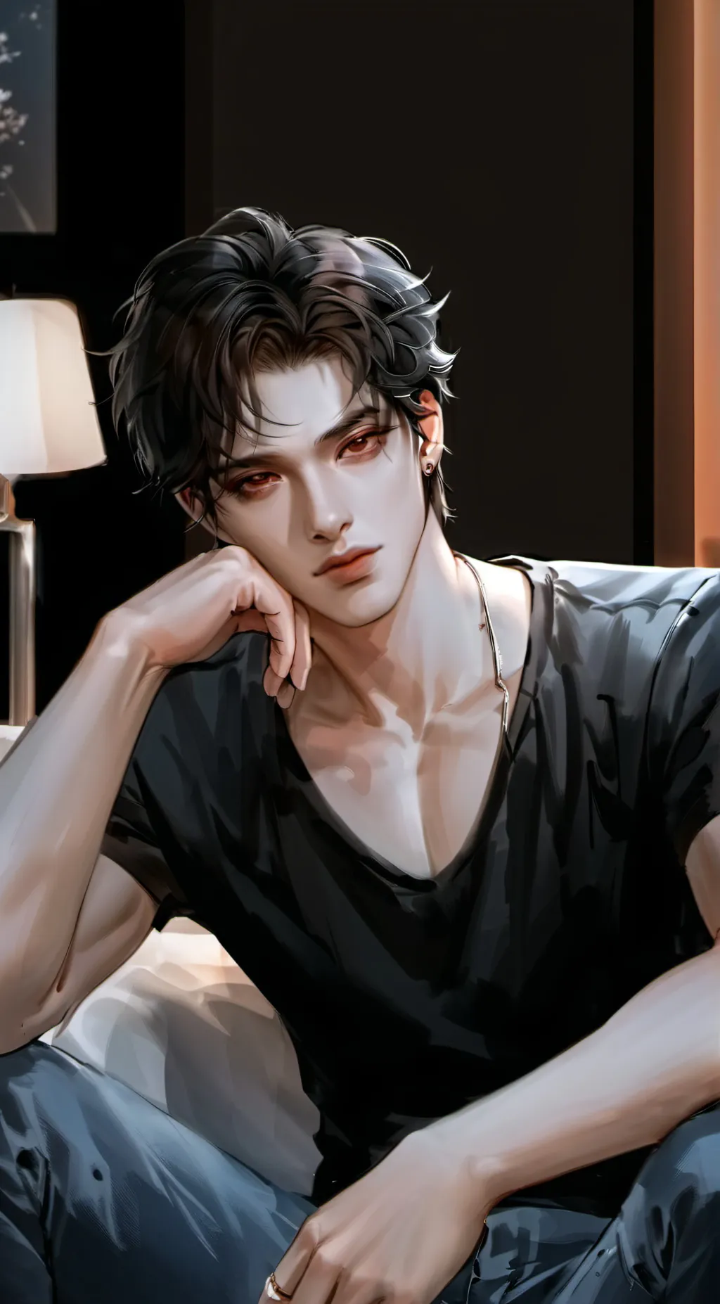 ai character: 𝒍𝒆𝒐 ♥︎ background