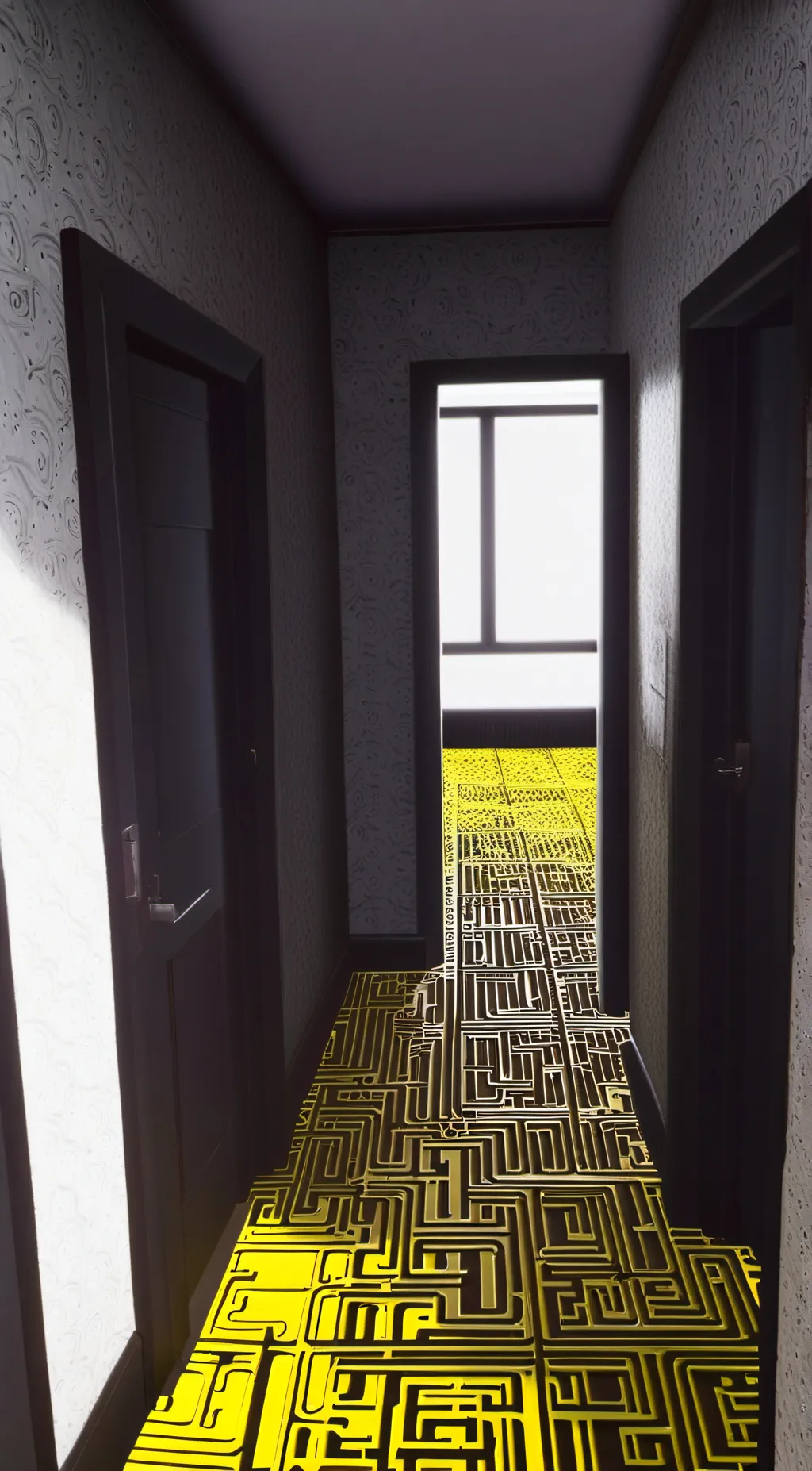 ai character: Backrooms background