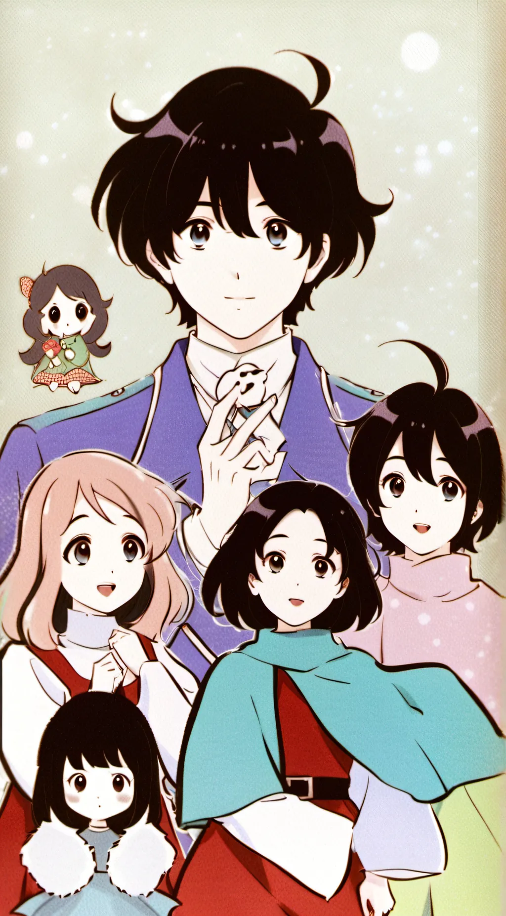 ai character: Children  background