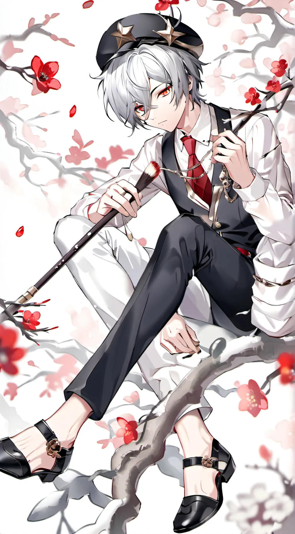 ai character: yunho  background