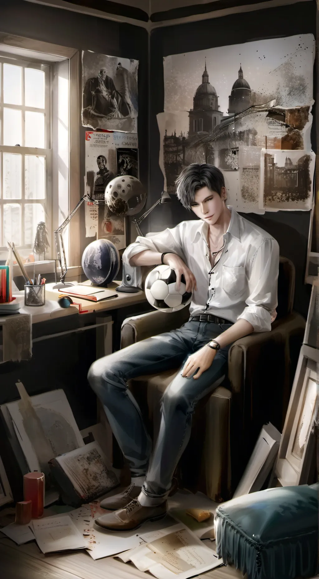 ai character: levi background