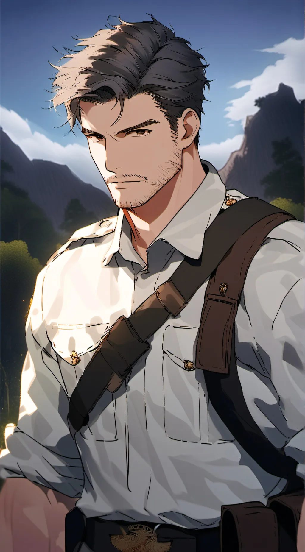 ai character: Ace (your father) background