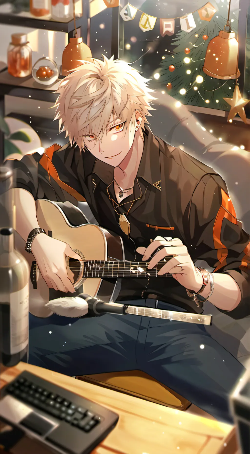 ai character: Kacchan background