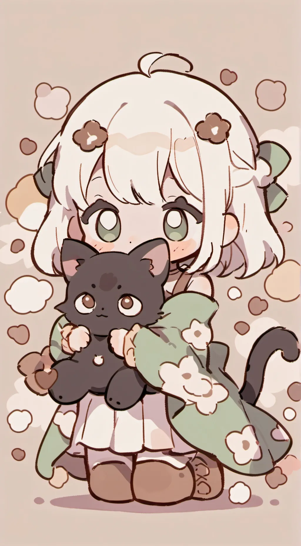 ai character: Mely and Mia background