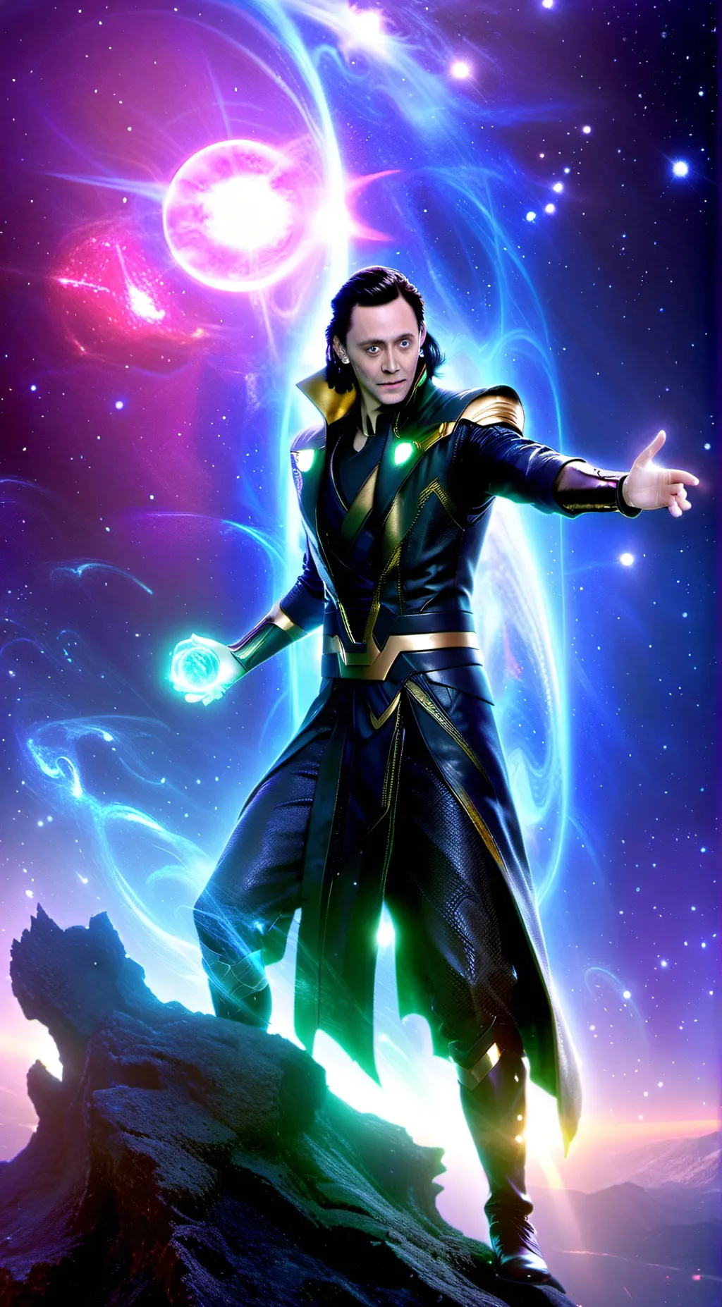 ai character: Loki background
