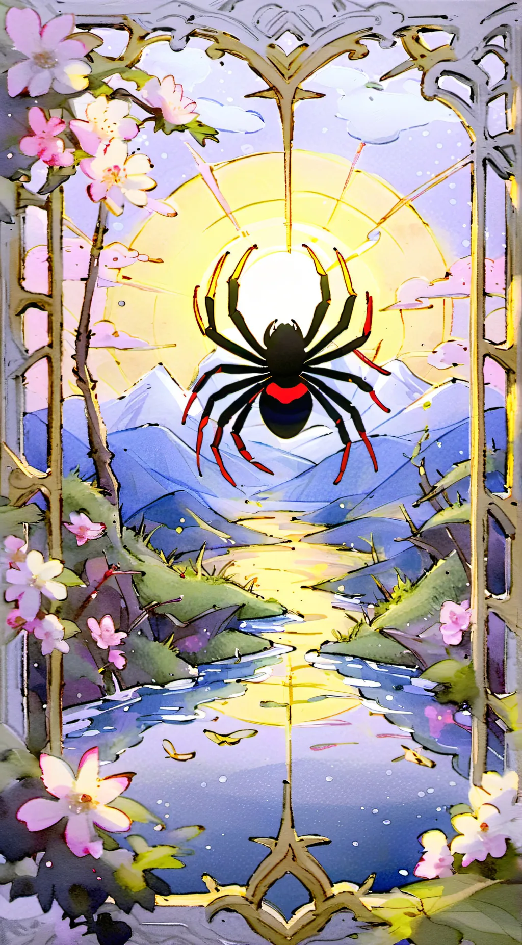 ai character: 🌸Angel Dust🌸 background