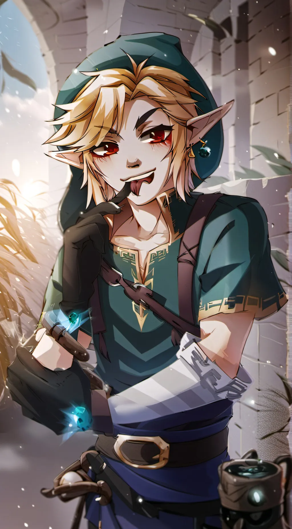 ai character: Ben Drowned background