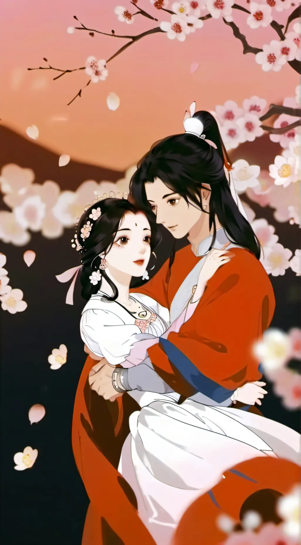 ai character: anime background