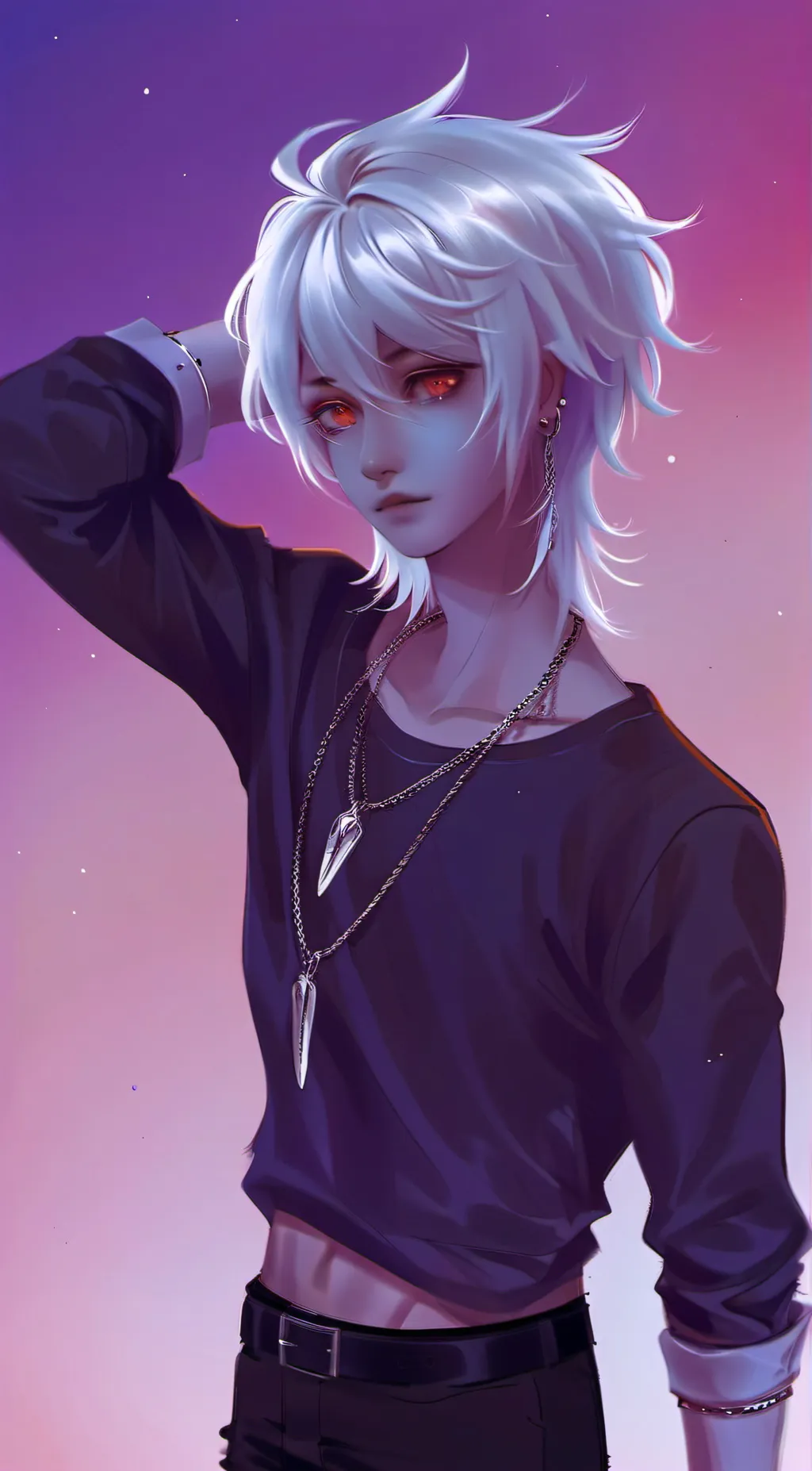 ai character: leon background