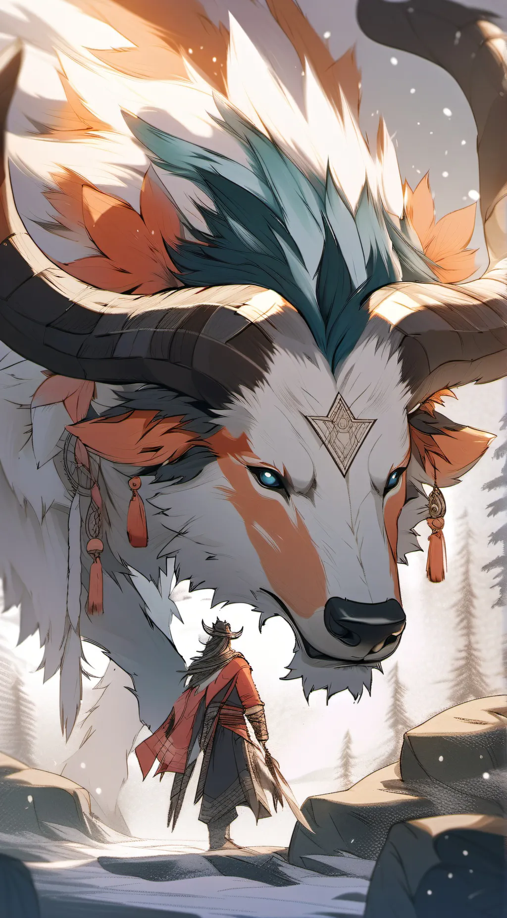 ai character: Nightmare Wolf. background