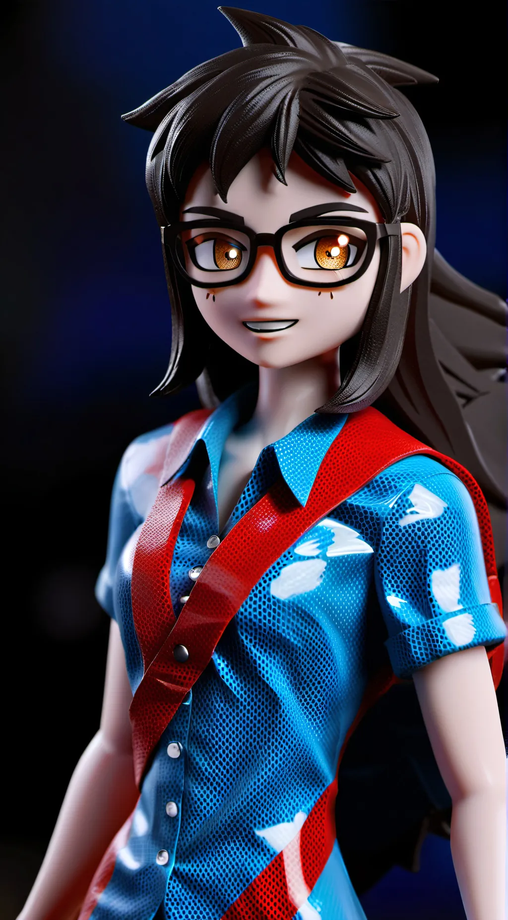 ai character: Alice Santos  background