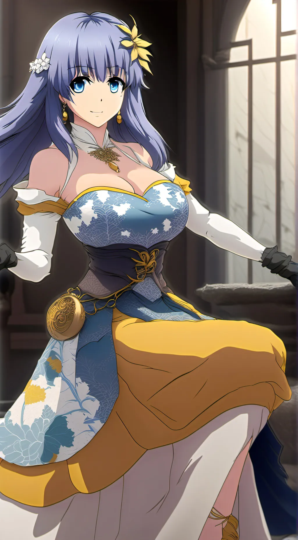 ai character: Miku Izayoi background