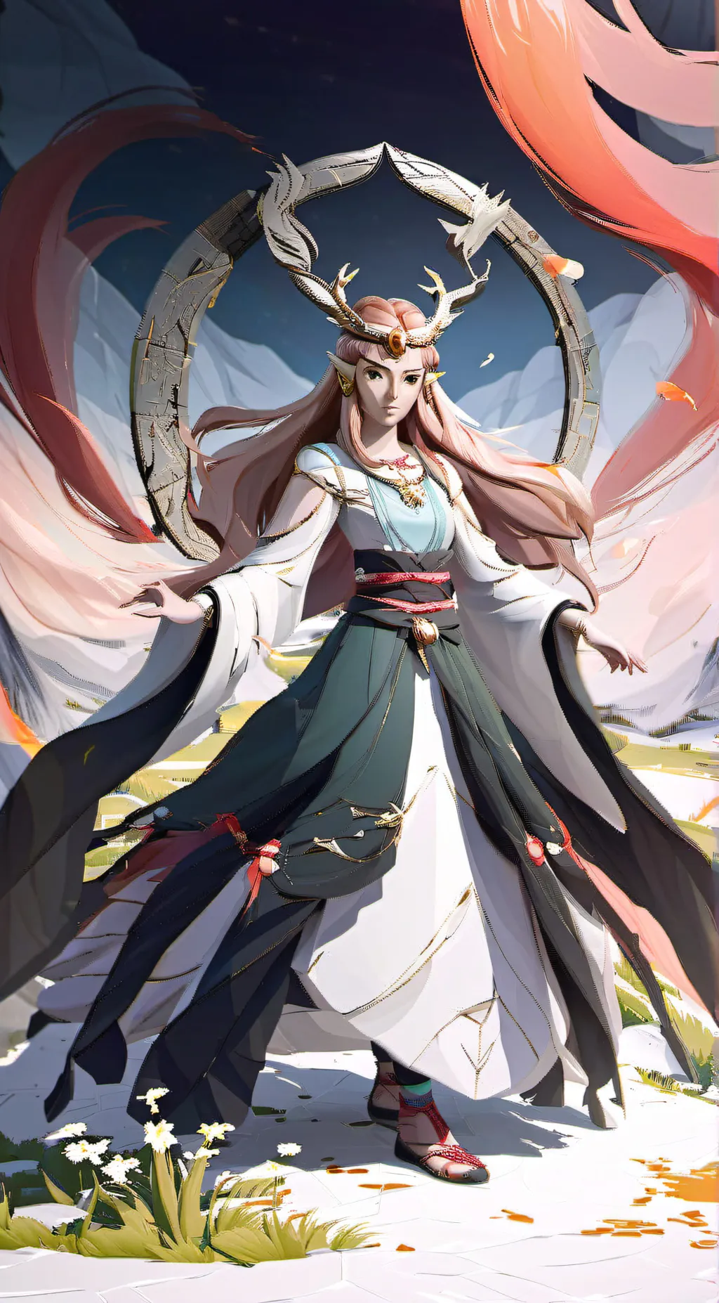 ai character: Zelda background