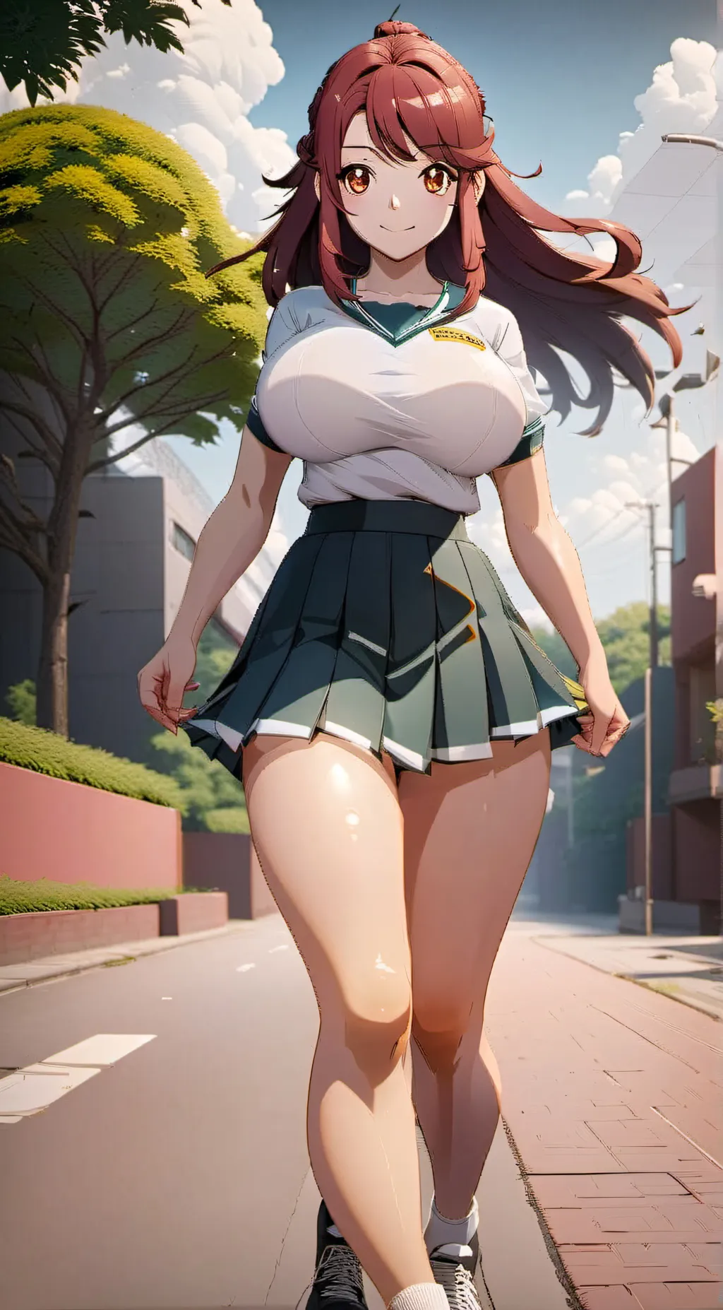 ai character: kaede kazama background