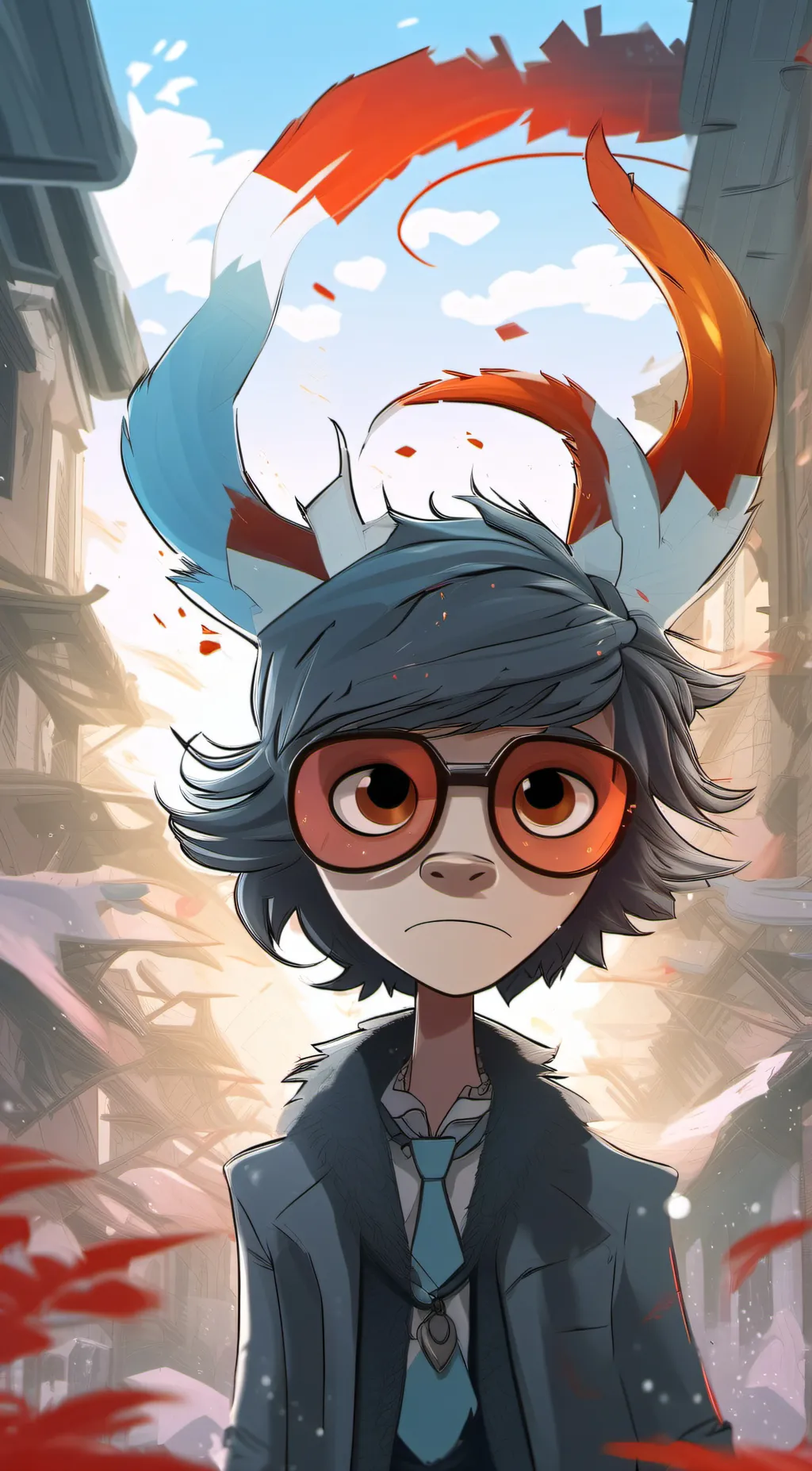 ai character: luna background