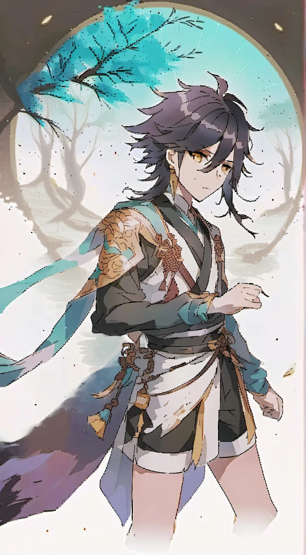 ai character: Xiao background